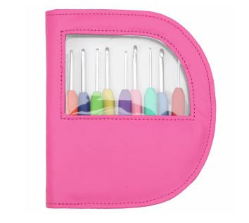 Waves Crochet Hook Set - Pink