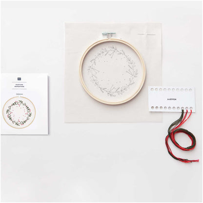 Embroidery Kit - Wreath