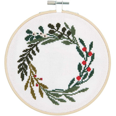 Cross Stitch Kit - Berry Wreath