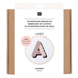 Cross Stitch Kit - Alphabet