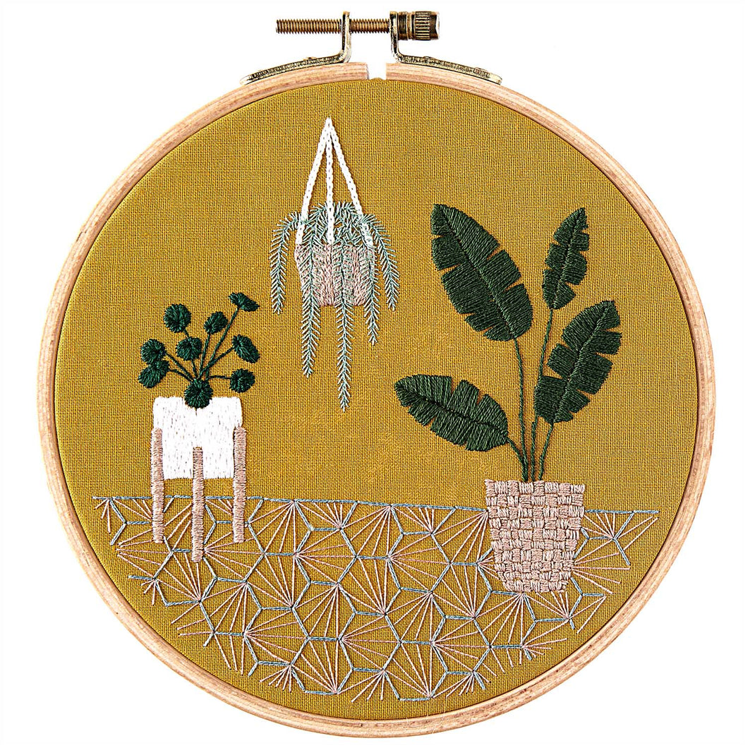 Urban Jungle Embroidery Kit
