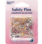 Hemline - Safety Pins: Assorted Value Pack - 48pcs