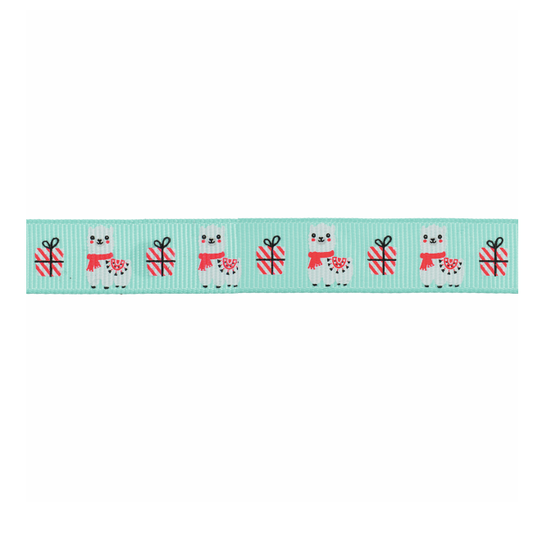 Festive Llama Ribbon