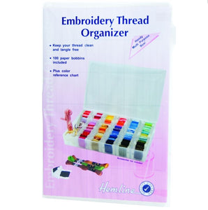 Hemline Embroidery Thread Organiser - Large