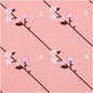 Cotton Poplin - Cherry Branches Pink