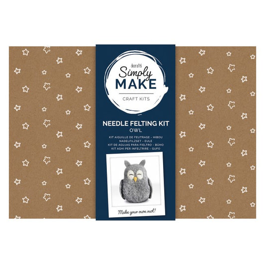 Needle Felting Kit - Simply Make - Owl