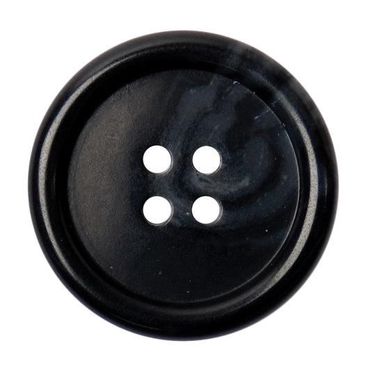 28mm Four Hole Button Dark Grey