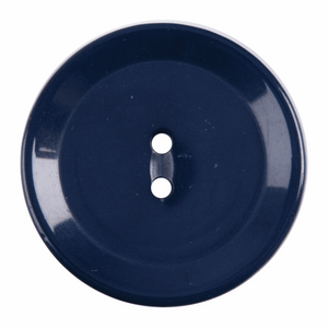 Navy 2 Hole Button - 20mm