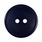 Navy Two Hole Button - 20mm