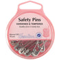 Hemline - Safety Pins: 46mm - Nickel - 18pcs