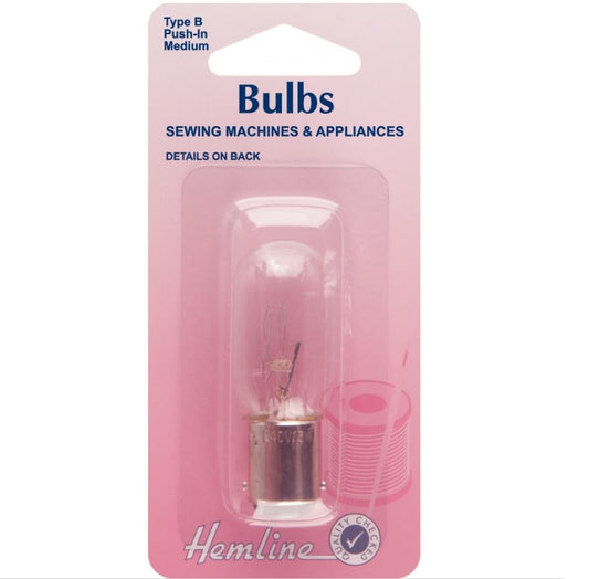 Hemline Bayonet Sewing Machine Bulb: Medium