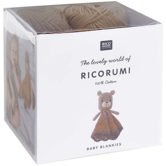 Ricorumi Crochet Kit "Baby Blankies - Teddy"