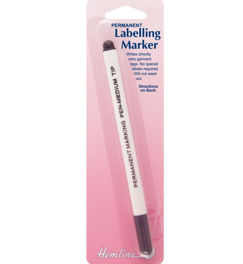 Hemline Permanent Labelling Pen: Felt Tip