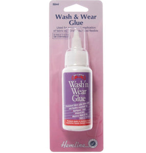Hemline - Adhesive: Wash & Wear Glue: 50ml