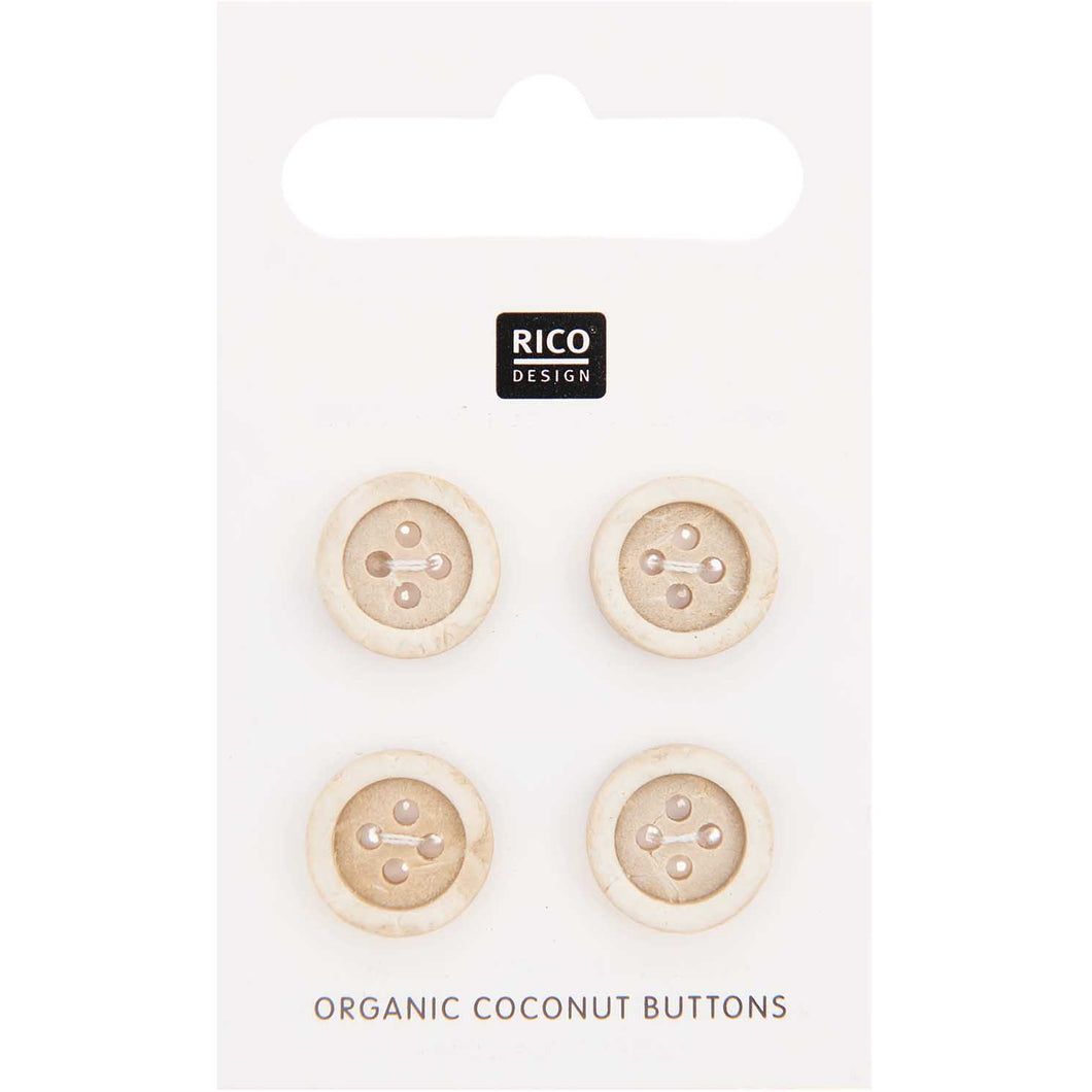 Baby Merino Coconut Buttons, 12mm