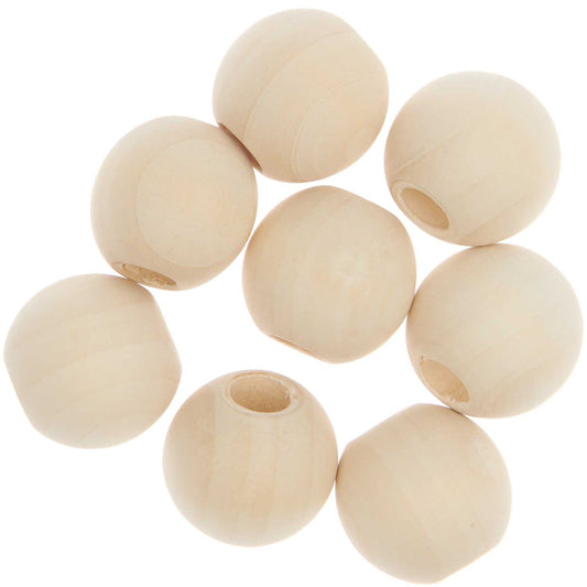 Macramé Beads - Wooden 30mm