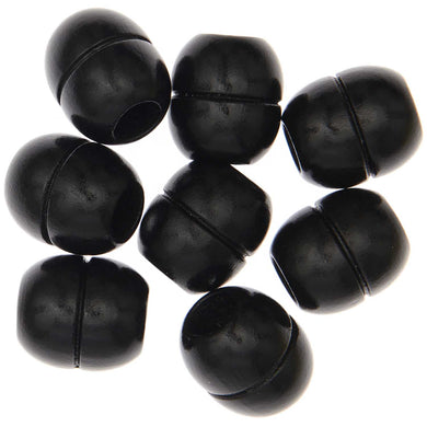 Macramé Beads - Black Wood