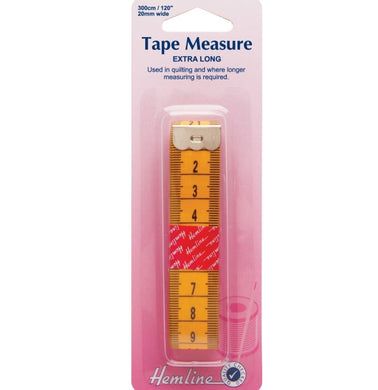 Hemline - Tape Measure: Extra Long - 300cm