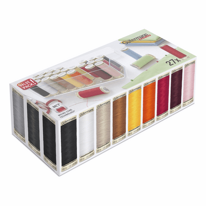 Gutermann - 27 Spool Storage Box Filled