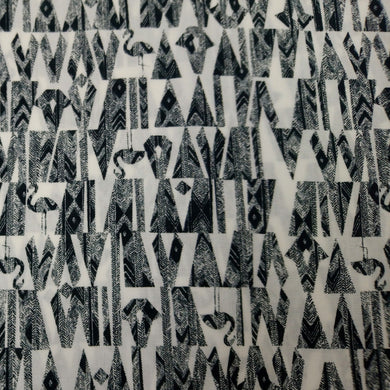 Peter Horton Textiles - Dressmaking Viscose Flamingo Print