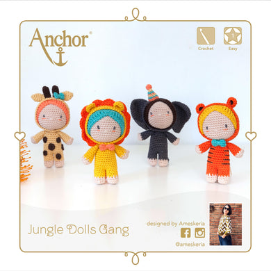 Anchor Crochet Kit - Jungle Dolls