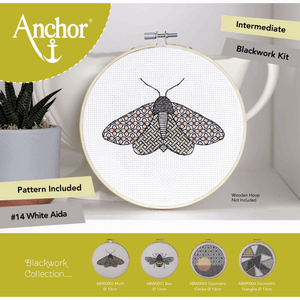 Anchor Blackwork Kit - Moth