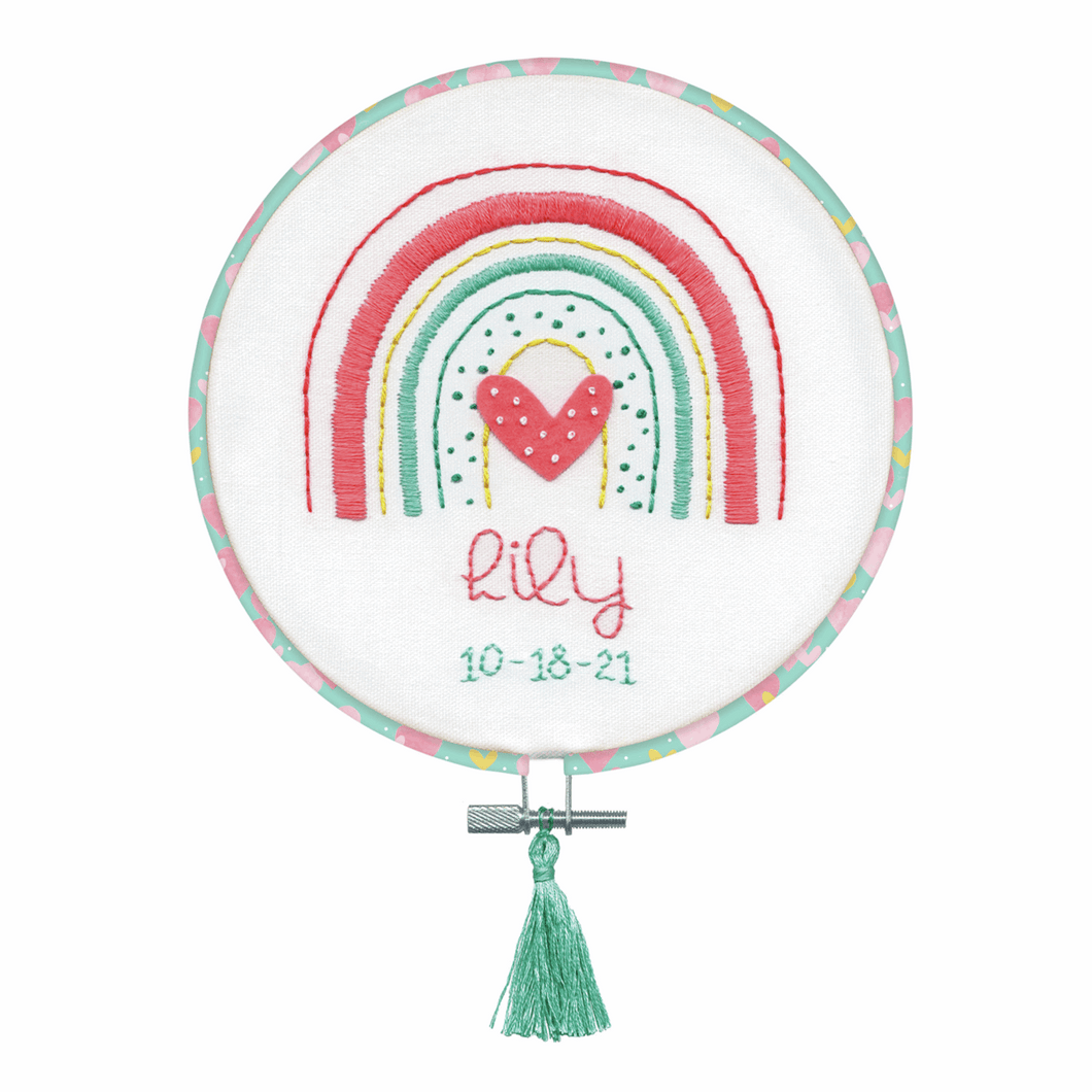 Baby Rainbow Embroidery Kit