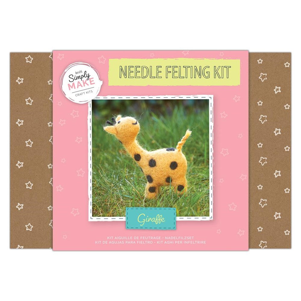 Needle Felting Kit - Cute Giraffe