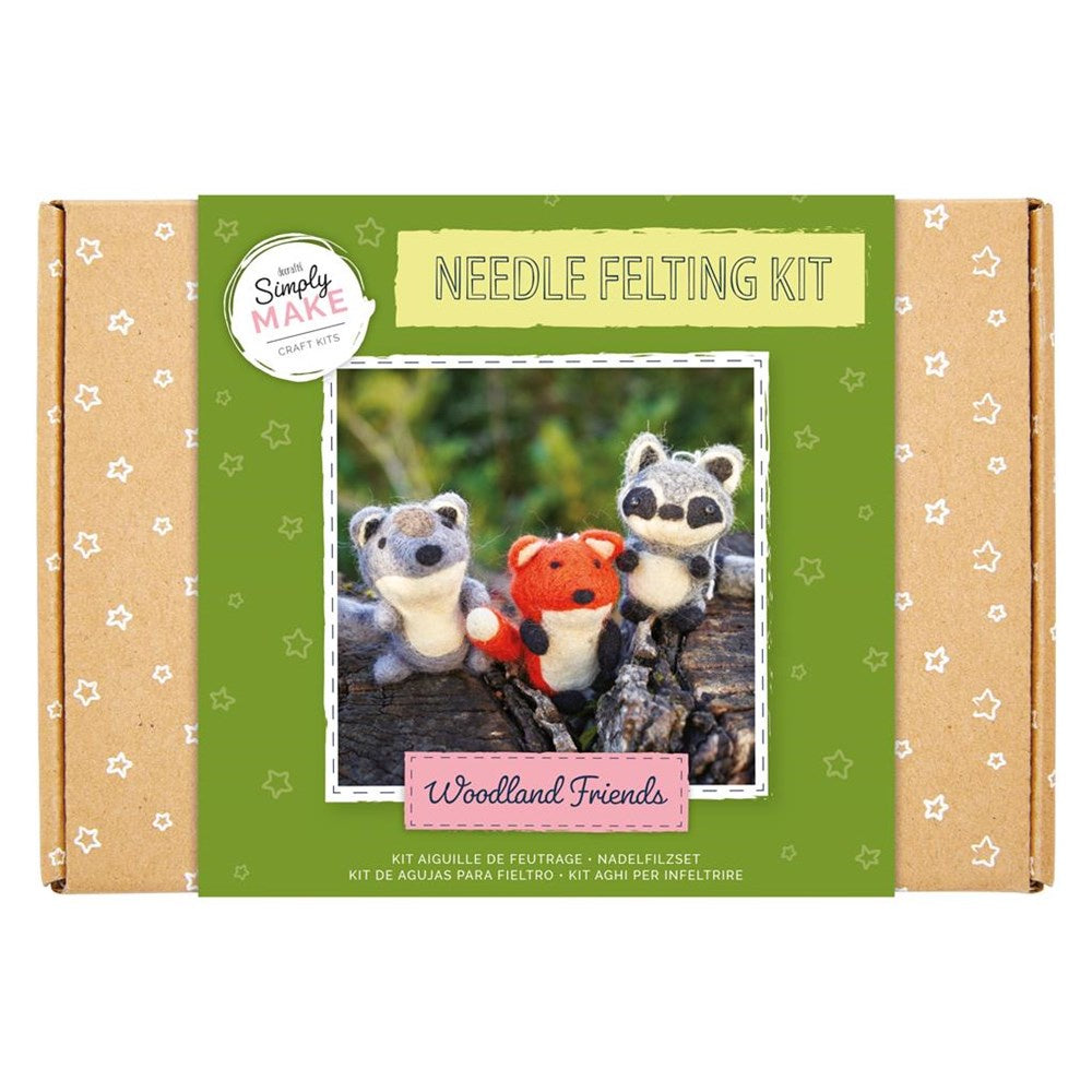 Needle Felting Kit - Woodland Friends