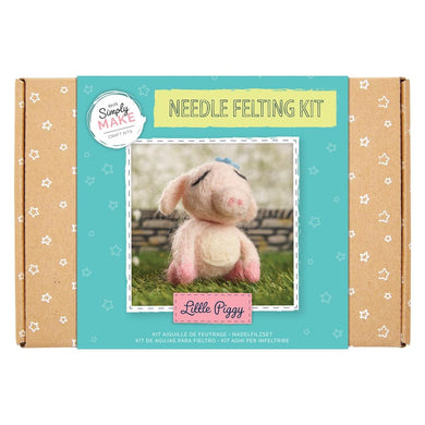 Needle Felting Kit - Little Piggy