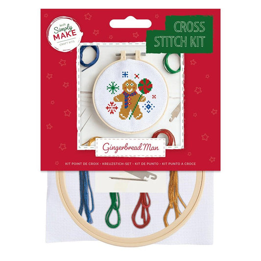 Cross Stitch Kit - Gingerbread Man