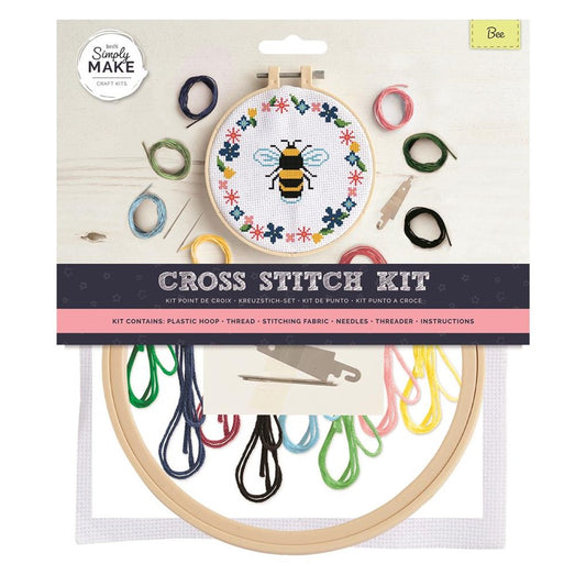 Simply Make - Bee Cross Stitch Kit