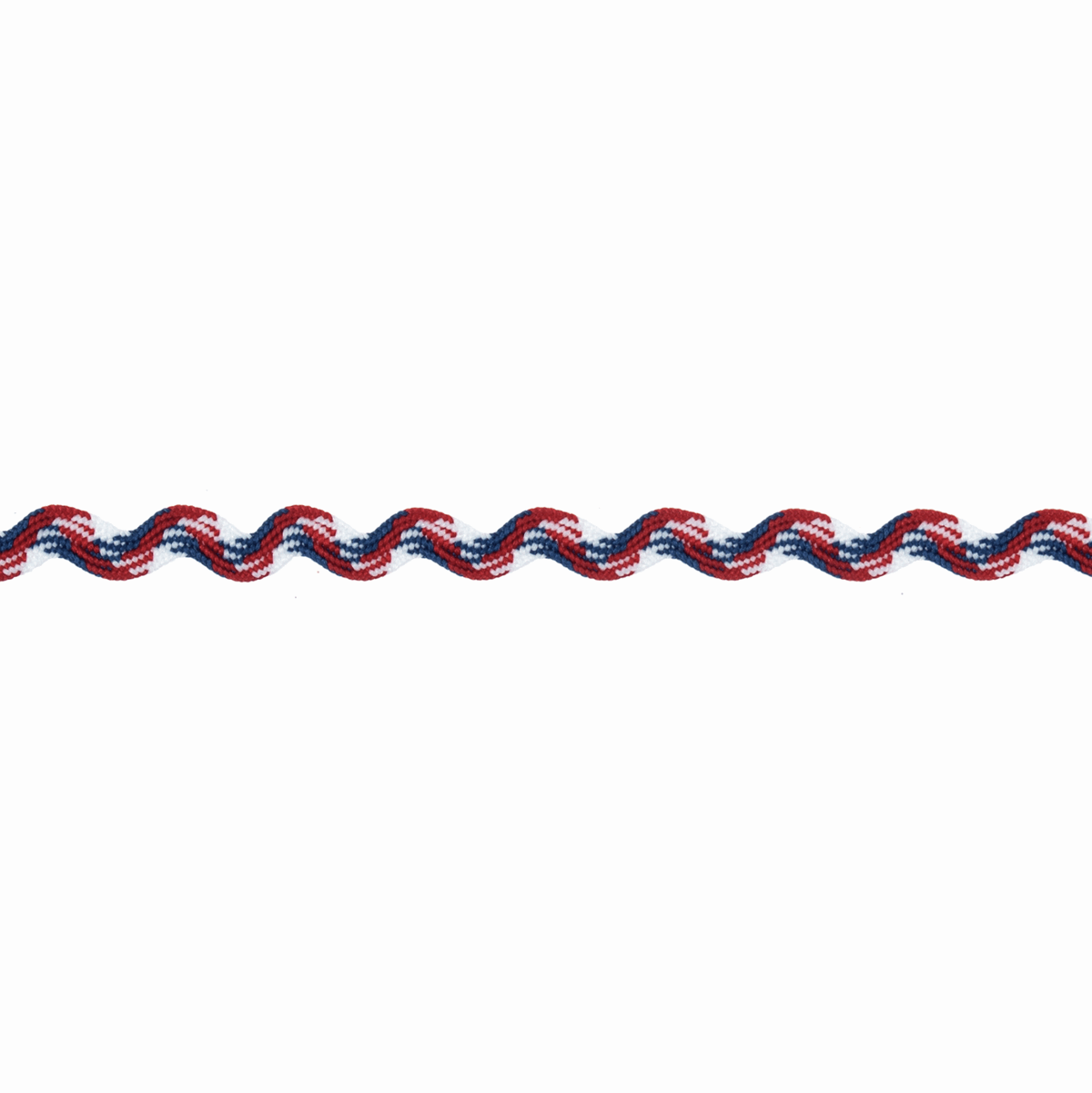 7mm Red, White and Blue Ric Rac