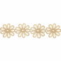 Metalic Lace Trim 35mm - Gold