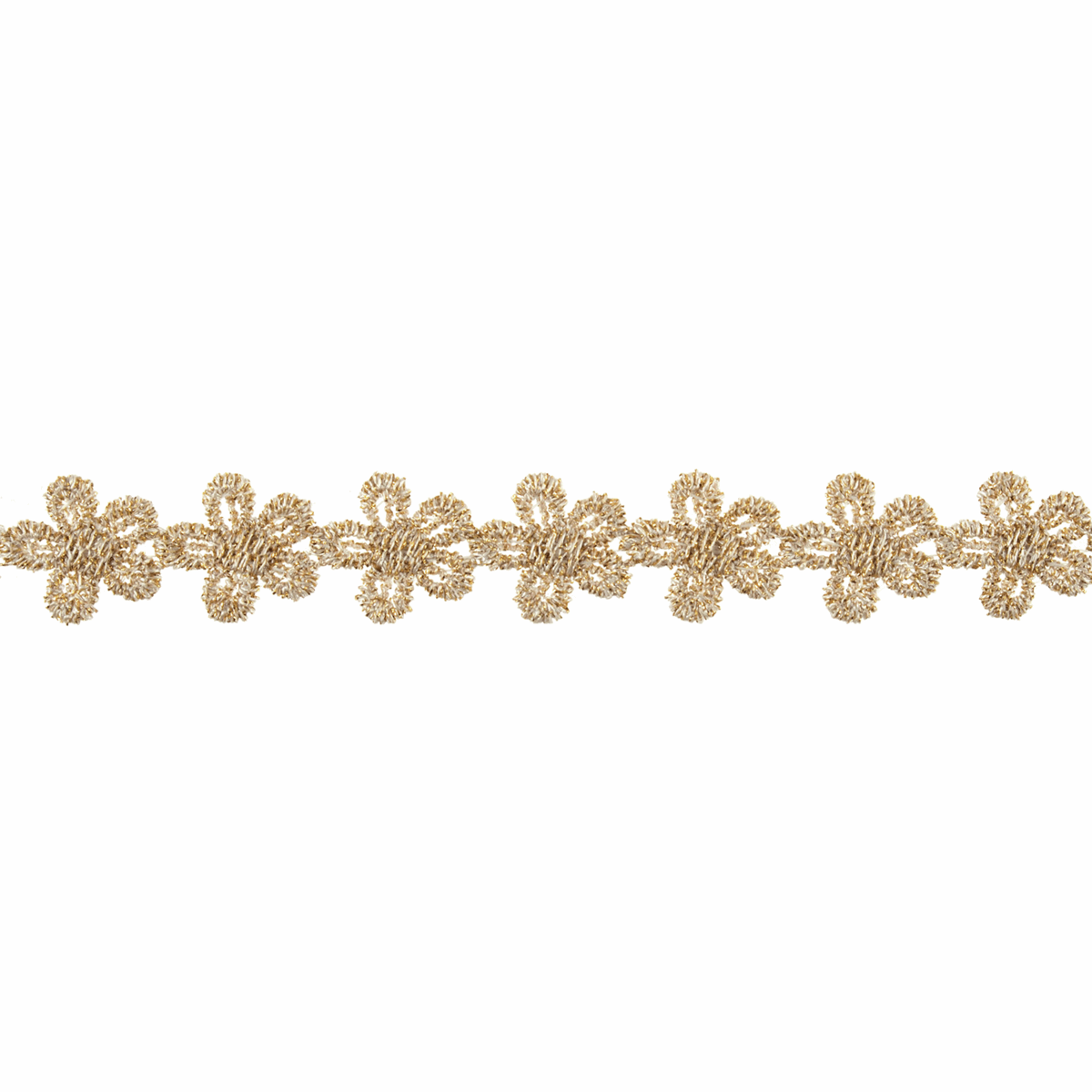 Metalic Lace Trim 15mm - Gold