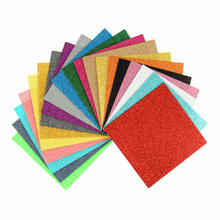Load image into Gallery viewer, Acrylic Glitter Felt Squares - 15 x 15cm Squares, 20 Pack