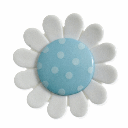 Daisy Buttons 23mm (4 Colours)