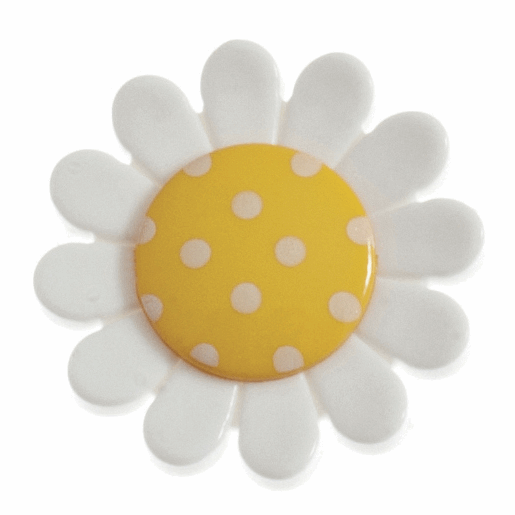 Daisy Buttons 23mm (4 Colours)