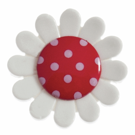 Daisy Buttons 23mm (4 Colours)