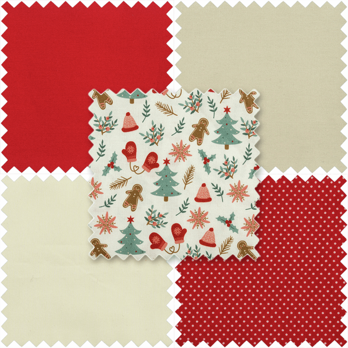 Fat Quarter Pack - Gingerbread