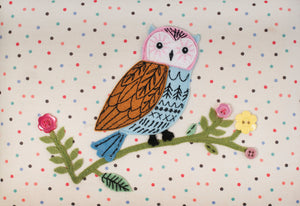Medium Sewing Box - Applique Owl