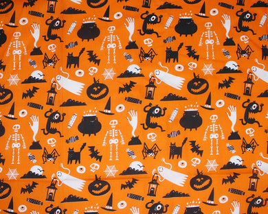 Ghosts And Ghouls Polycotton