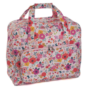 Sewing Machine Bag - Matt PVC Floral Garden