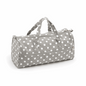 Knit Bag - Grey Linen Spots