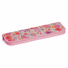 Load image into Gallery viewer, Pink Floral Garden Knitting Pin/Crochet Hook Case