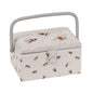 Medium Sewing Box - Embroidered Bee