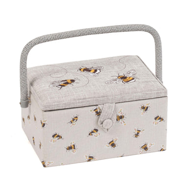 Medium Sewing Box - Embroidered Bee