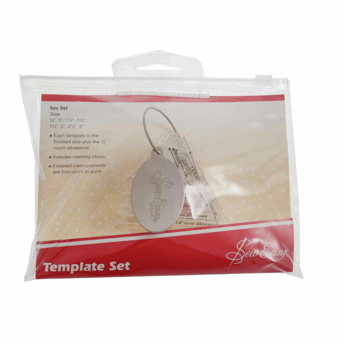 Template Set- Mini Triangles: 8 Sizes