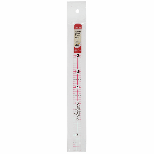 Patchwork Ruler - 8 x 0.5in