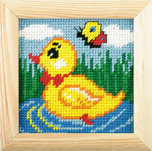 Embroidery Kit with Frame - Duck